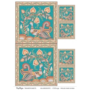 CrafTangles A4 Transfer It Sheets - Kalamkari Pattern 1