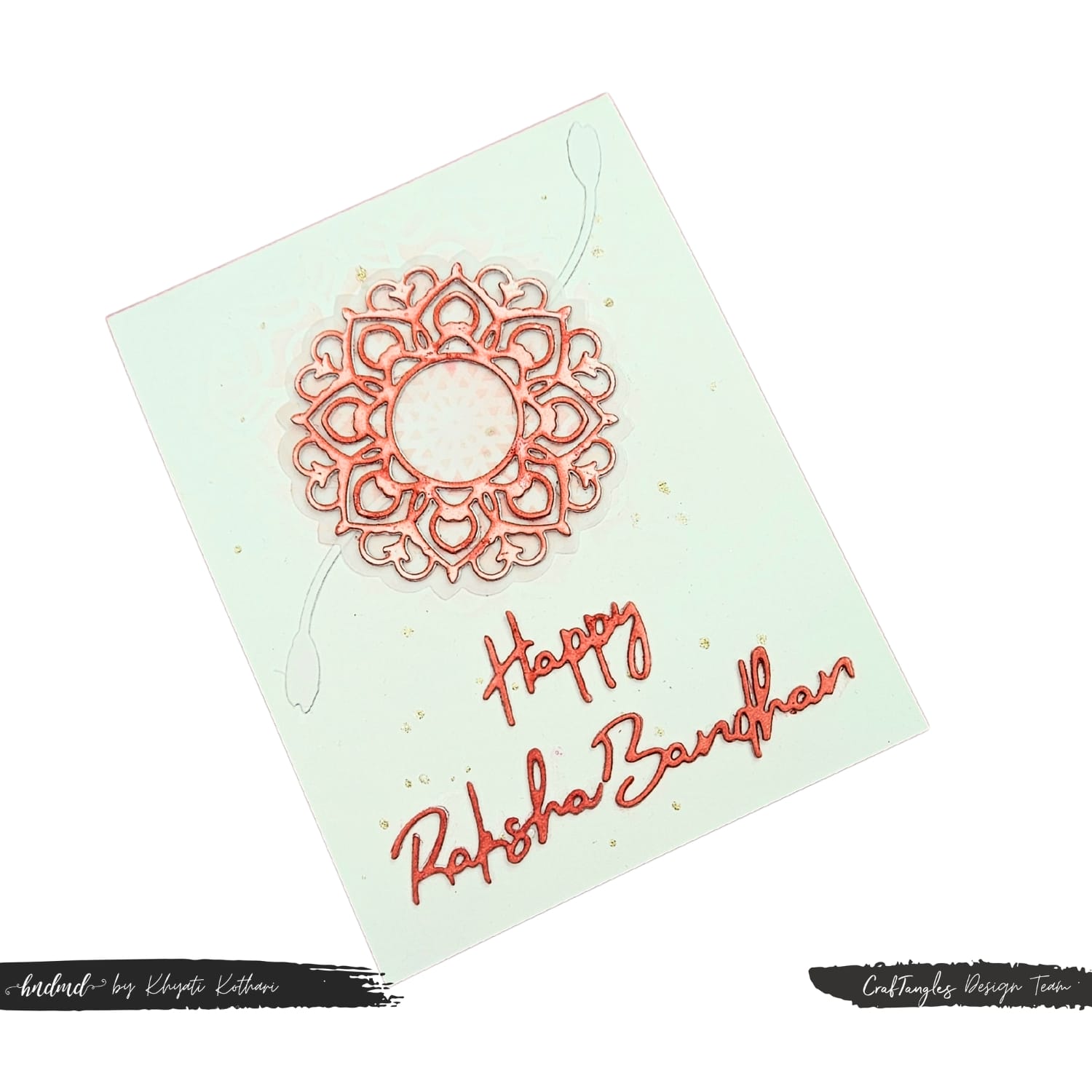CrafTangles Steel Dies - Happy Rakshabandhan (Set of 5 dies) CrafTangles Happy Rakhshabandhan Die 3 CrafTangles_Happy_Rakhshabandhan_Die_3