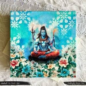 CrafTangles_Shiva_decoupage_napkin_sample