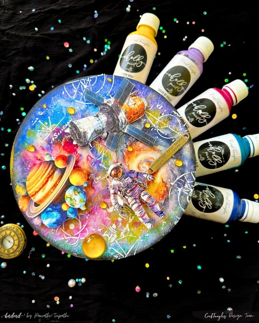 CrafTangles A4 Transfer It Sheets - Outer Space - Image 3