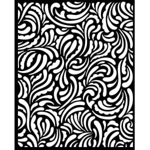 Stamperia Stencil 20 by 25 cm -Songs Of The Sea Texture