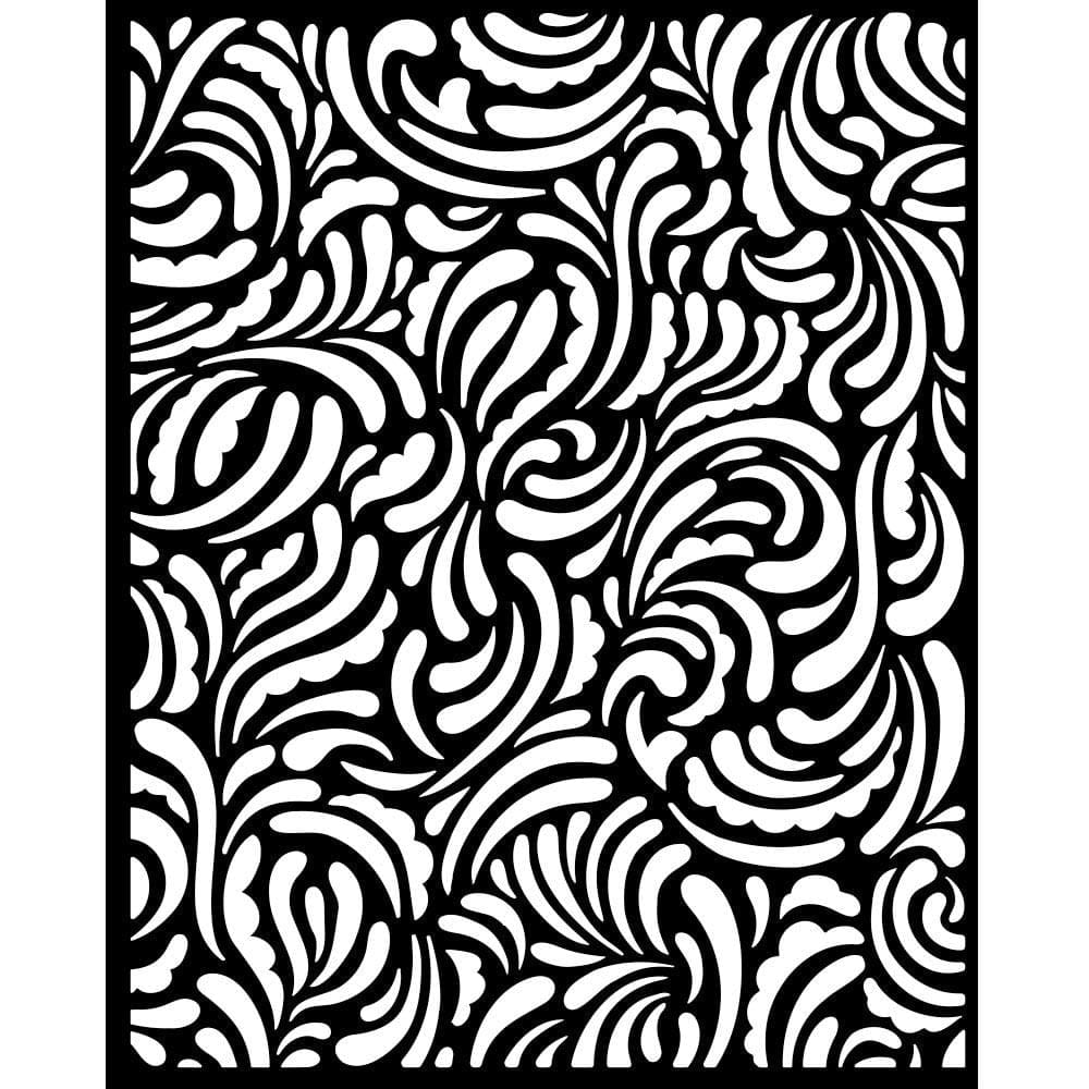 Stamperia Stencil 20 by 25 cm -Songs Of The Sea Texture