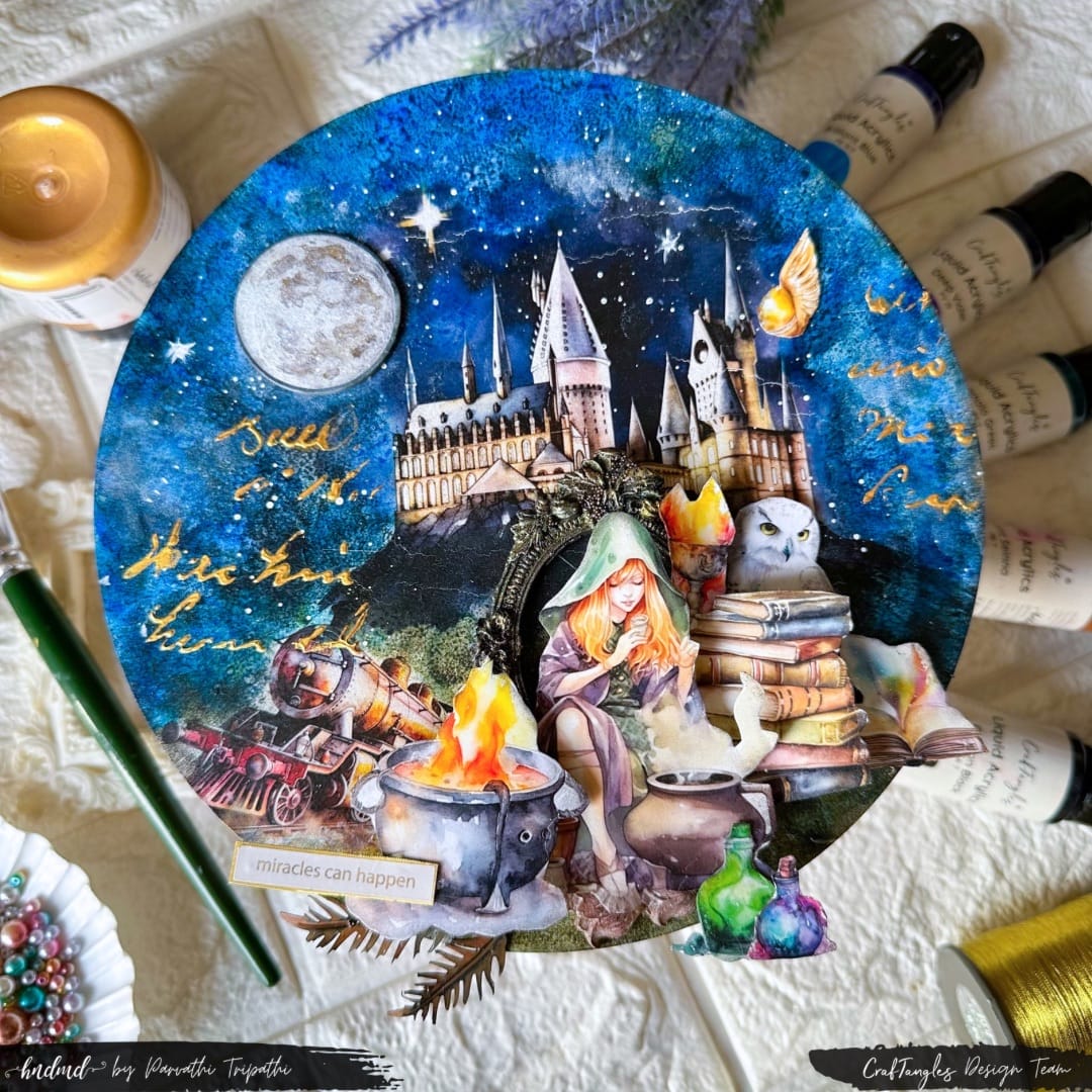 CrafTangles A4 Transfer It Sheets - Magic World Transfers CrafTanlges Sample 1 Transfers_CrafTanlges_Sample_1