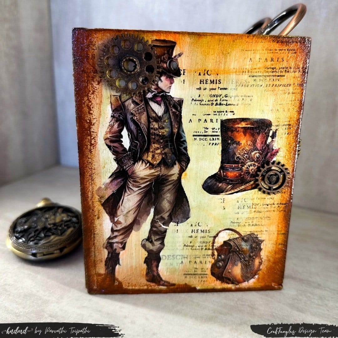 CrafTangles A4 Transfer It Sheets - Steampunk Element 3 Transfers CrafTanlges Sample 3 Transfers_CrafTanlges_Sample_3