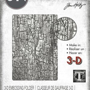 Sizzix 3D Texture Fades Embossing Folder By Tim Holtz - Cracked