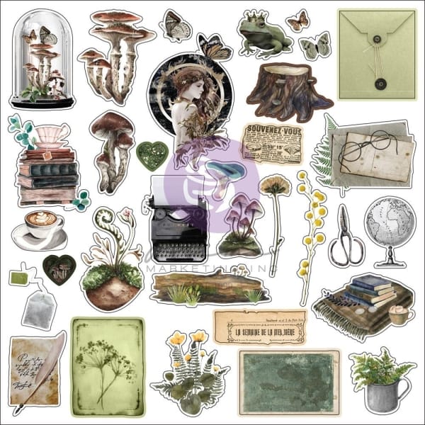 Prima Marketing Ephemera 66/Pkg - Nature Academia 2