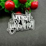 Steel Cutting Dies - Happy Birthday (LC1266) (Word and shadow die)