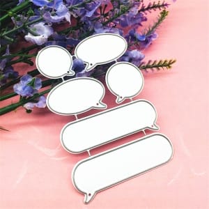 Steel Dies - Speech Bubbles (Set of 6 dies)