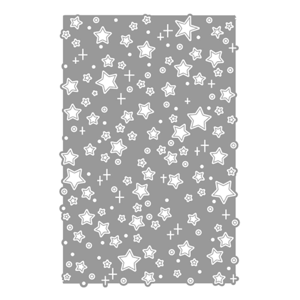 Steel Background Dies - Starry Night LC3864 steel cutting dies Scrapbooking Steel Background Dies - Starry Night