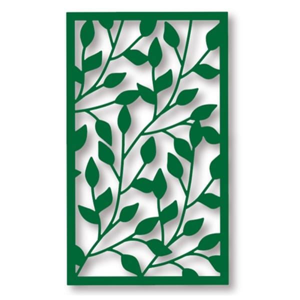 Steel Background Dies - Leaves