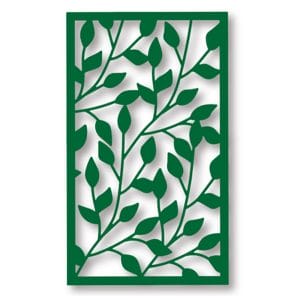 Steel Background Dies - Leaves