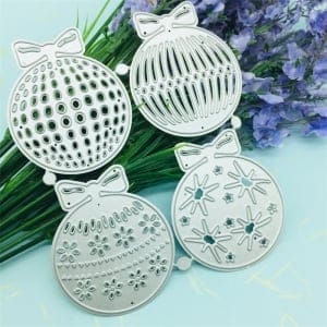 Steel Dies - Christmas Ornaments (Set of 4 dies)
