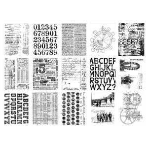 Tim Holtz Idea-ology Collage Paper Archives (30 pieces)