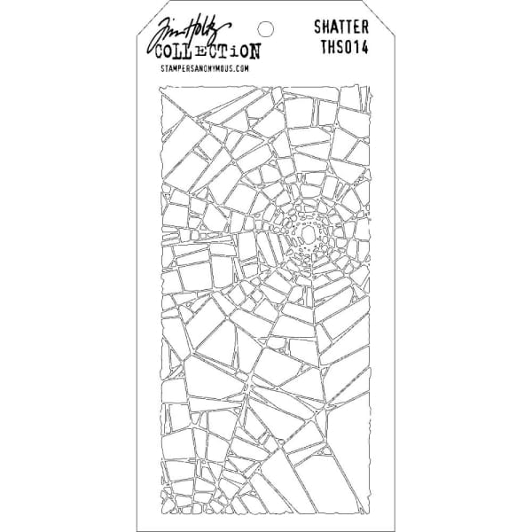 Tim Holtz Layering Stencil - Shattered