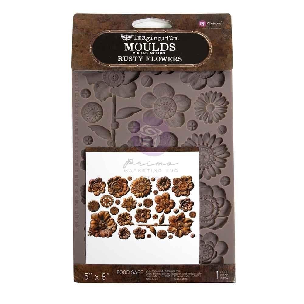 Prima Re-Design Decor Mould - Rusty Flowers prima mould rusty flowers 951429 Prima Re-Design Decor Mould - Rusty Flowers - Image 2