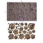 Prima Re-Design Decor Mould - Rusty Flowers