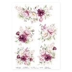 CrafTangles Decoupage Napkin / Tissue / Collage Paper - Spring Flowers 9