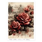 CrafTangles Decoupage Napkin / Tissue / Collage Paper - Vintage Flowers 7