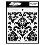 CrafTangles 6"x6" Stencil - Bold Damasks