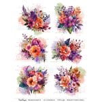 CrafTangles A4 Transfer It Sheets - Exotic Flowers 18
