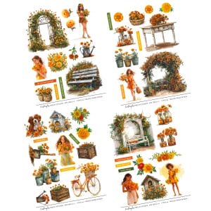 CTPCS-14_Spring_Girls-02_CrafTangles_Precut_Journal_Stickers