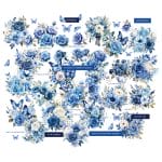 CrafTangles Precut Journal Stickers - Spring Flowers 1 (Pack of 60 stickers)