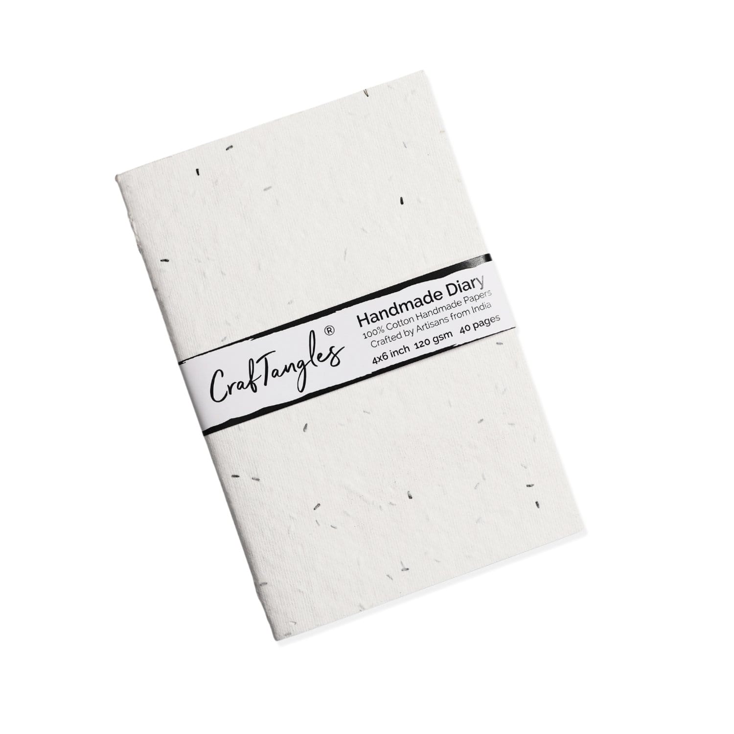 CrafTangles Handmade Diary / Journal for Journalling (4 by 6 inches) - 40 pages craftangles handmade diary 4x6 1 CrafTangles Handmade Diary for Journalling (4 by 6 inches) - 40 pages
