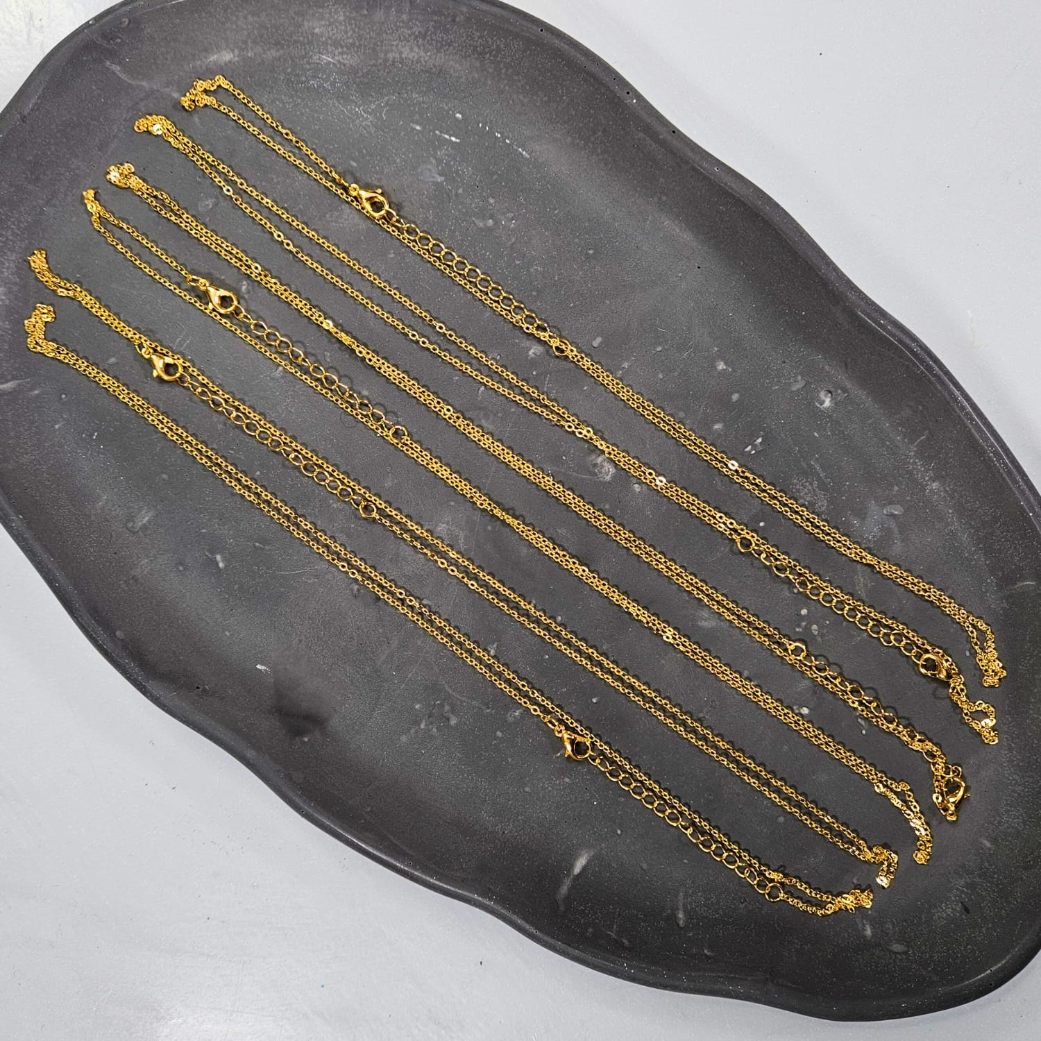 Jewellery Findings - Necklace / Chain - Gold (6 pcs) CraftAdda jewellery findings chain gold 3 CraftAdda_jewellery_findings_chain_gold_3