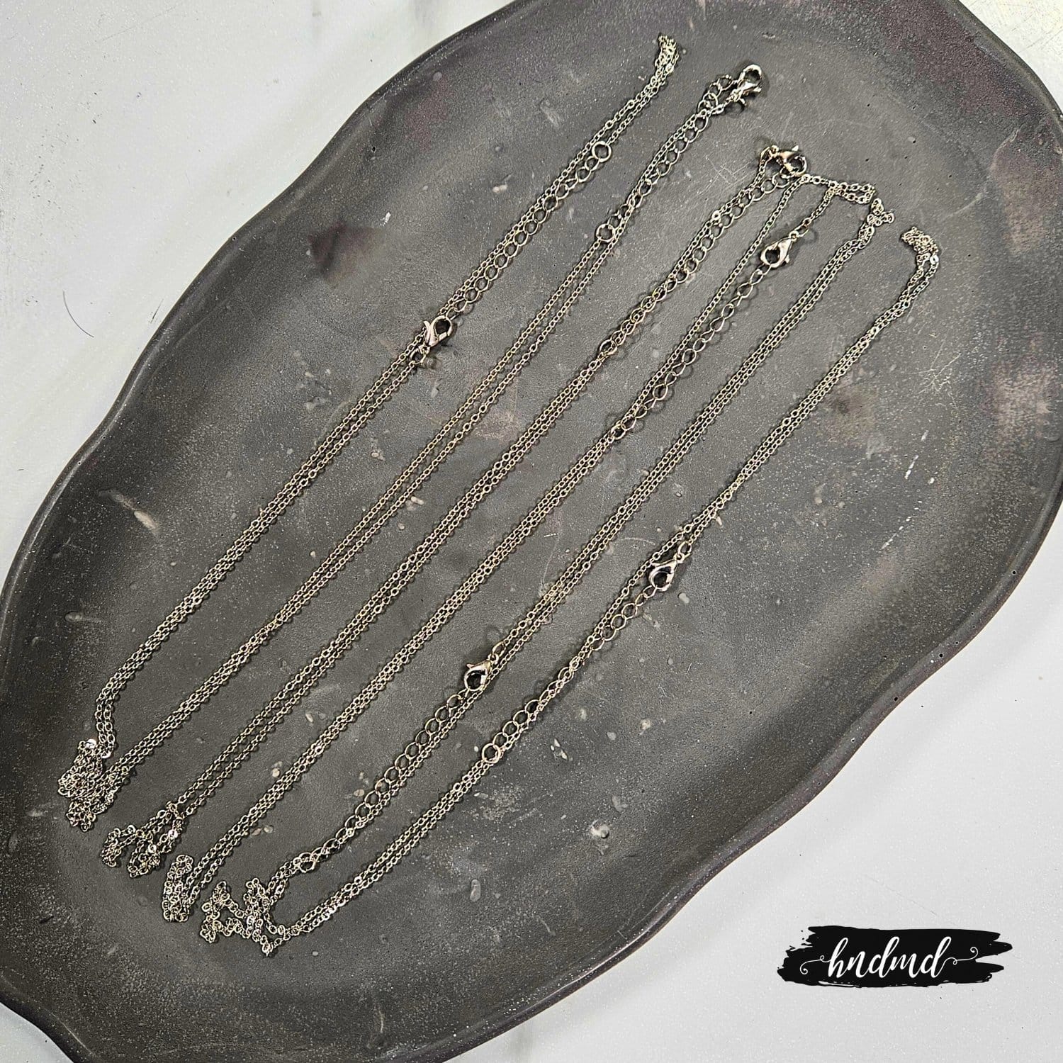 Jewellery Findings - Necklace / Chain - Silver (6 pcs) CraftAdda jewellery findings chain silver 3 CraftAdda_jewellery_findings_chain_silver_3