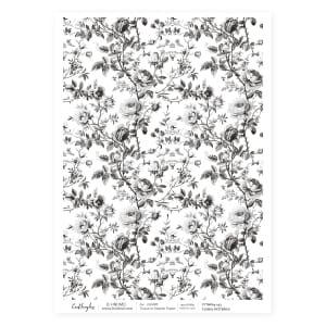 CrafTangles Decoupage Napkin / Tissue / Collage Paper - Floral Pattern 6