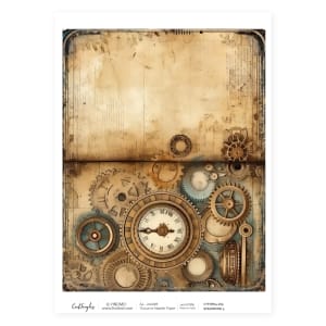 CrafTangles Decoupage Napkin / Tissue / Collage Paper - Steampunk 5