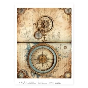 CrafTangles Decoupage Napkin / Tissue / Collage Paper - Steampunk 6