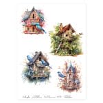 CrafTangles Decoupage Napkin / Tissue / Collage Paper - Summer Birds 2