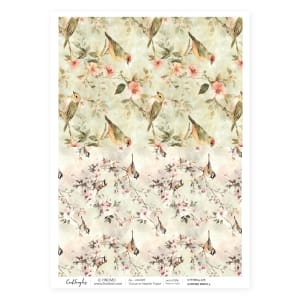 CrafTangles Decoupage Napkin / Tissue / Collage Paper - Summer Birds 4