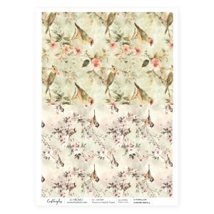 CrafTangles Decoupage Napkin / Tissue / Collage Paper - Summer Birds 4