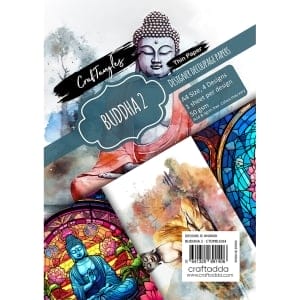 CrafTangles Decoupage Paper A4 - Buddha 2