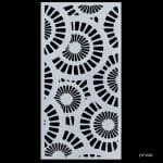 4 by 8 inches Stencil - Circles