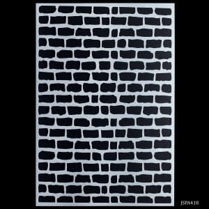 A4 Stencil - Bricks