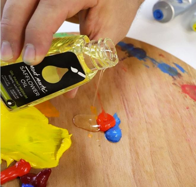 Mont Marte Safflower Oil 125 ml mont marte safflower oil MOMD1207 1 mont_marte_safflower_oil_MOMD1207_1