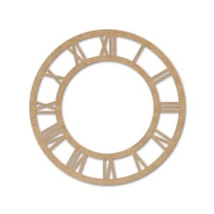 mdf roman clock 6 inches