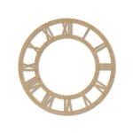 MDF Clock Frame - 6 inches - Roman Numbers