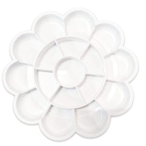 Colour Mixing Plate / Palette - Flower Big