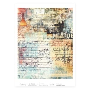 CrafTangles Decoupage Napkin / Tissue / Collage Paper - Collage Patterns 2