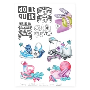 CrafTangles Decoupage Napkin / Tissue / Collage Paper - Exercise 1