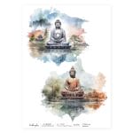 CrafTangles Decoupage Napkin / Tissue / Collage Paper - Buddha 6