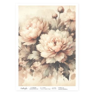 205 Vintage Flowers 19 CrafTangles Tissue napkin paper