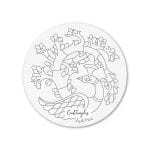 Peacocks 2 - Pre Marked DIY Canvas for Painting