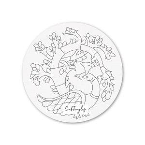 CCPC-06 Paintable Canvas 06 Peacocks2