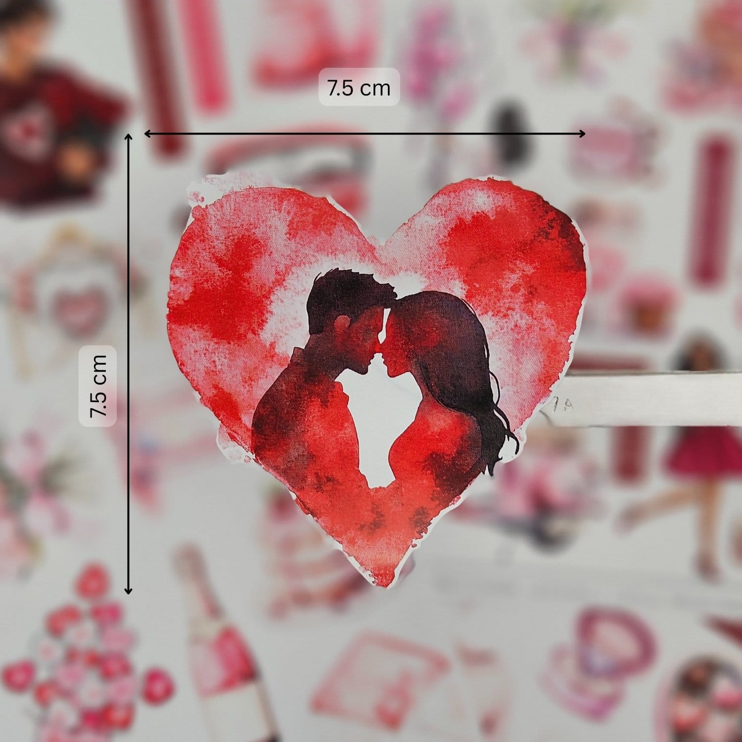 CrafTangles Precut Journal Stickers - Love is in the Air 2 (Pack of 43 stickers) - Image 2