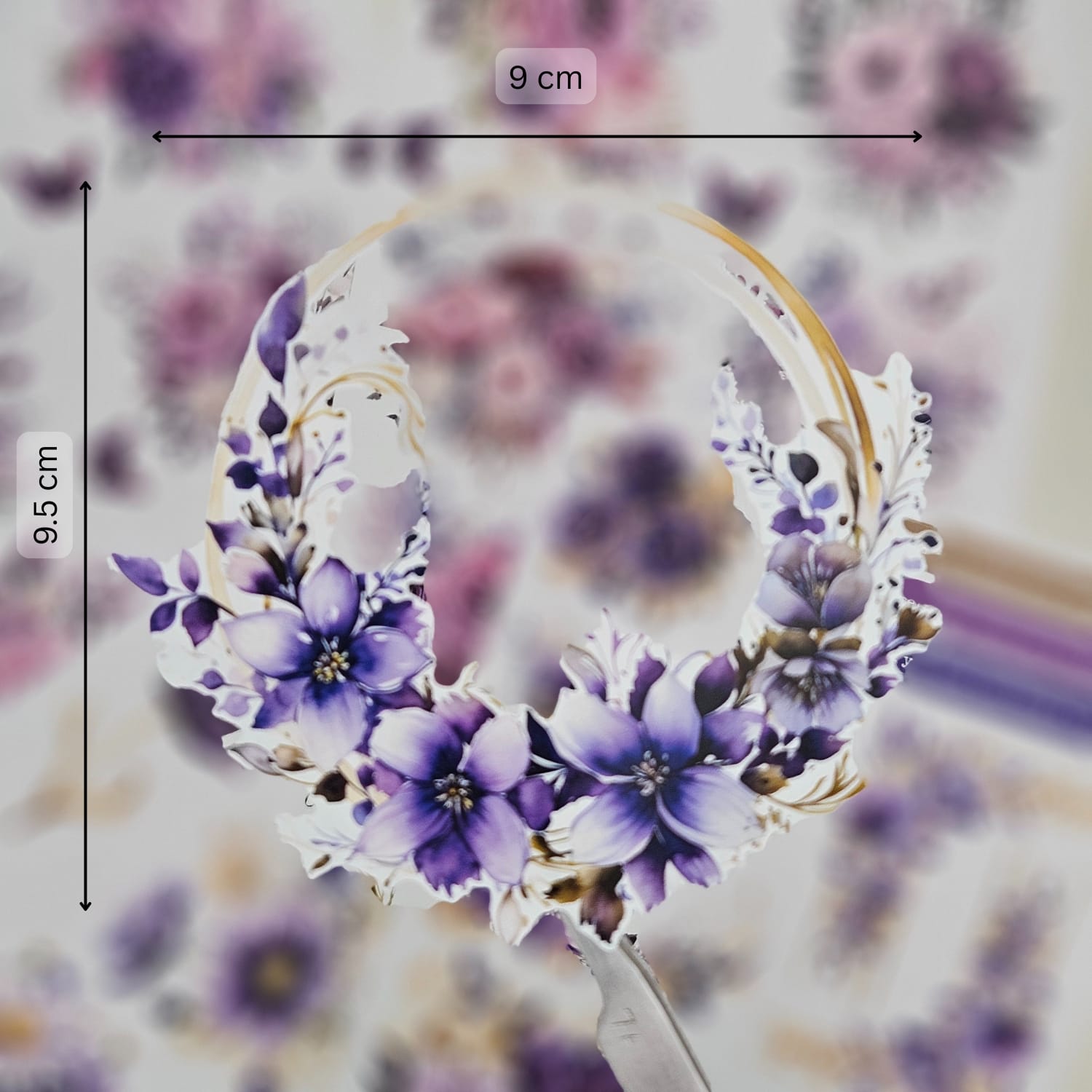 CrafTangles Precut Journal Stickers - Spring Flowers 5 (Pack of 42 stickers) CTPCS 27 Spring Flowers 05 CrafTangles Precut Journal Stickers 2 CrafTangles Precut Journal Stickers - Spring Flowers 5 (Pack of 42 stickers) - Image 2